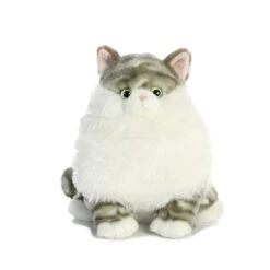 Dumpling The Stuffed Gray Tabby Cat Fat Cats By Aurora