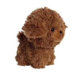 Stuffed Brown Poodle Teddy Pets Plush By Aurora -Plush Toy Store AR 02553 4