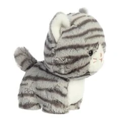 Grey Stuffed Tabby Cat Teddy Pets Plush By Aurora -Plush Toy Store AR 02571 4