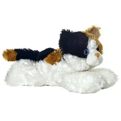 Esmeralda The Little Stuffed Calico Cat Mini Flopsie By Aurora