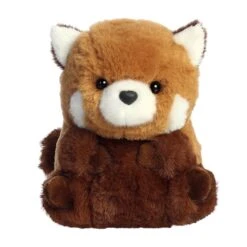 Aki The Stuffed Red Panda 5 Inch Rolly Pet Plush By Aurora
