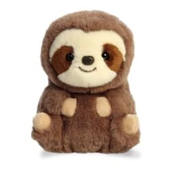 Seth The Stuffed Sloth 5 Inch Rolly Pet Plush By Aurora