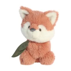 Baby Safe Fox Kit Eco-Friendly Stuffed Rattle By Ebba -Plush Toy Store AR 23365 6