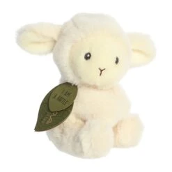 Baby Safe Lamb Eco-Friendly Stuffed Rattle By Ebba -Plush Toy Store AR 23367 3