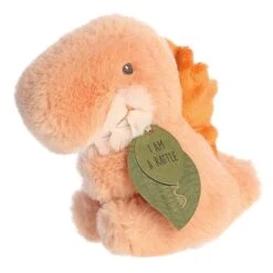 Baby Safe Edan The Eco-Friendly Plush Edaphosaurus Rattle By Ebba