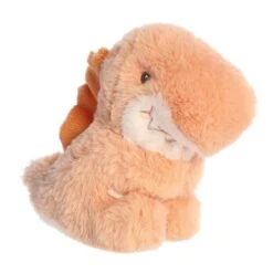 Baby Safe Edan The Eco-Friendly Plush Edaphosaurus Rattle By Ebba -Plush Toy Store AR 23377 4