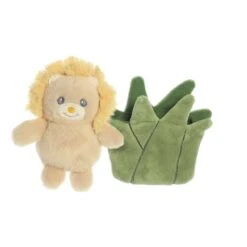 Pocket Peekers Baby Safe Plush Leo Lion Rattle And Crinkle Toy By Ebba -Plush Toy Store AR 23449 7