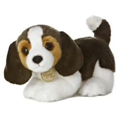 Realistic Stuffed Beagle Puppy 10 Inch Plush Dog By Aurora