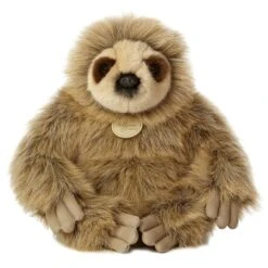 Realistic Stuffed Sloth 12 Inch Plush Animal By Aurora