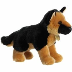 Realistic Stuffed German Shepherd 10 Inch Miyoni Plush By Aurora -Plush Toy Store AR 26390 4