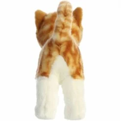 Realistic Standing Stuffed Orange Tabby Cat 10 Inch Miyoni Plush By Aurora -Plush Toy Store AR 26391 5