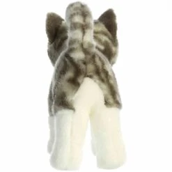 Realistic Standing Stuffed Gray Tabby Cat 10 Inch Miyoni Plush By Aurora -Plush Toy Store AR 26392 5