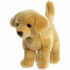 Realistic Stuffed Yellow Lab 10 Inch Miyoni Plush By Aurora -Plush Toy Store AR 26399 7
