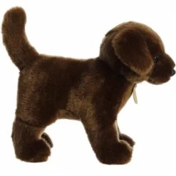Realistic Stuffed Chocolate Lab 10 Inch Miyoni Plush By Aurora -Plush Toy Store AR 26400 4