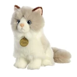 Realistic Stuffed Ragdoll Cat 9 Inch Miyoni Plush By Aurora -Plush Toy Store AR 26432 5