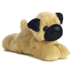 Little Pugster The Stuffed Pug Mini Flopsie By Aurora