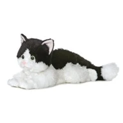 Oreo The Black And White Plush Cat 12 Inch Flopsie By Aurora