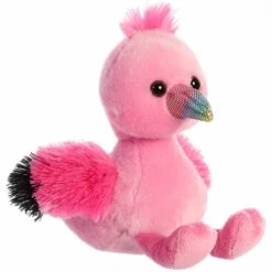 Little Fairy The Stuffed Pink Flamingo Mini Flopsie By Aurora