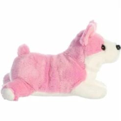 Little Rose The Stuffed Pink Corgi Mini Flopsie By Aurora -Plush Toy Store AR 31807 4