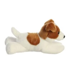 Little Jackie The Stuffed Jack Russell Terrier Mini Flopsie By Aurora -Plush Toy Store AR 31820 4