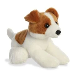 Little Jackie The Stuffed Jack Russell Terrier Mini Flopsie By Aurora -Plush Toy Store AR 31820 6