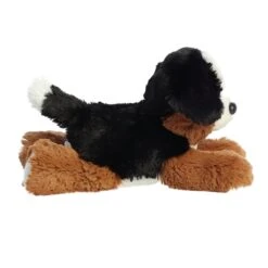 Little Bernie The Stuffed Bernese Mountain Dog Mini Flopsie By Aurora -Plush Toy Store AR 31829 4