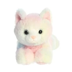 Plush Rainbow Kitten Mini Flopsie By Aurora -Plush Toy Store AR 31850 3