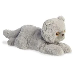 Scotty The Stuffed Gray Cat Flopsie By Aurora