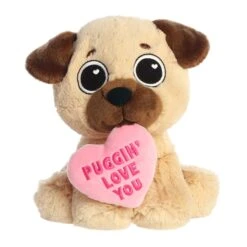 Puggin' Love You Plush Pug By Aurora
