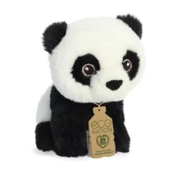 Eco Nation Mini Stuffed Panda By Aurora