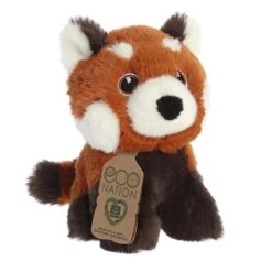 Eco Nation Mini Stuffed Red Panda By Aurora