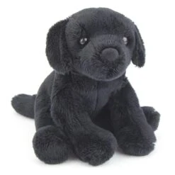 Lucy The 5 Inch Plush Black Lab Mini Pup By Douglas