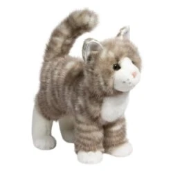 Zipper The Plush Gray Tabby Cat By Douglas