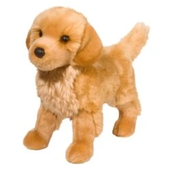 King The Plush Golden Retriever Puppy By Douglas