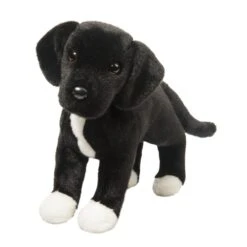 Twister The Plush Black Lab & Pit Bull Mix Rescue Pup By Douglas