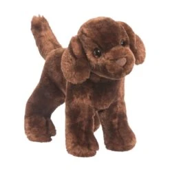 Sylvia The Little Plush Chocolate Lab Puppy By Douglas