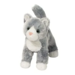 Scatter The Little Plush Gray Cat By Douglas