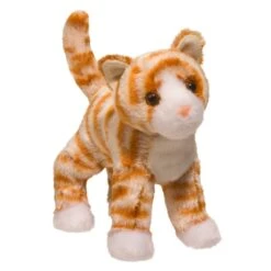 Hally The Little Plush Orange Striped Cat By Douglas