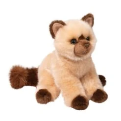 Mitzy The Sitting Plush Himalayan Cat By Douglas