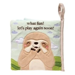 Stanley Sloth Plush Activity Book For Babies By Douglas -Plush Toy Store DG 6413 5
