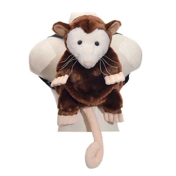 Plush Opossum Backpack By Fiesta 1 Plush Opossum Backpack By Fiesta