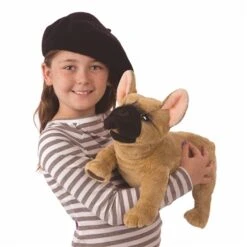 Full Body French Bulldog Puppet By Folkmanis Puppets -Plush Toy Store FK 3066 4