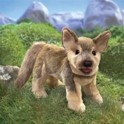 Full Body German Shepherd Puppy Puppet By Folkmanis Puppets -Plush Toy Store FK 3116 6