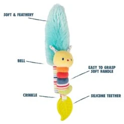 Tinkle Crinkle Plush Caterpillar Baby Toy By Gund -Plush Toy Store GU 6061471 4