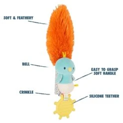 Tinkle Crinkle Plush Birdie Baby Toy By Gund -Plush Toy Store GU 6061473 4