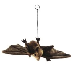Handcrafted 15 Inch Lifelike Brown Bat Stuffed Animal By Hansa