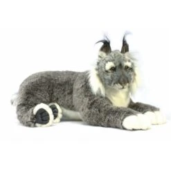 Handcrafted 28 Inch Life-size Lynx Stuffed Animal By Hansa