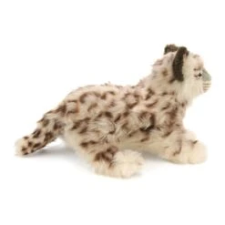Handcrafted 14 Inch Lifelike Snow Leopard Cub Stuffed Animal By Hansa -Plush Toy Store HN 4954 4