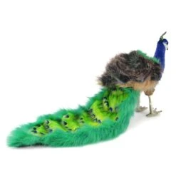 Handcrafted 10 Inch Lifelike Peacock Stuffed Animal By Hansa -Plush Toy Store HN 5433 4