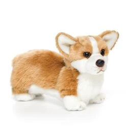 Lifelike Stuffed Corgi Puppy By Demdaco